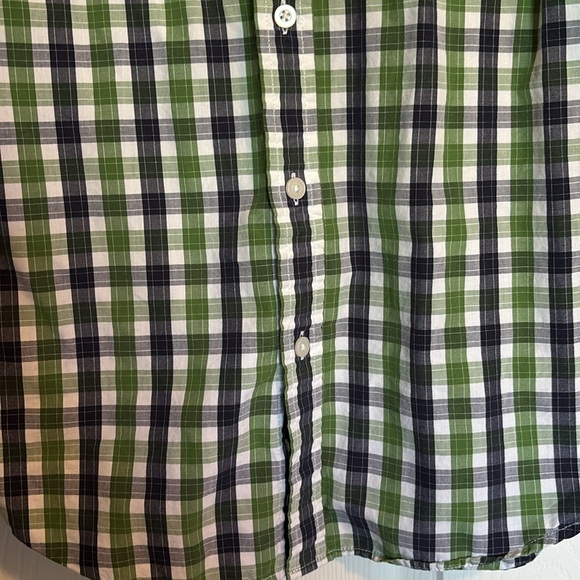 Eddie Bauer Men's green and white long sleeve button down shirt size small - Picture 4 of 8